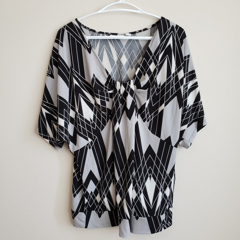 ♕ 2/$10 New York & Company Stretch Formal Top